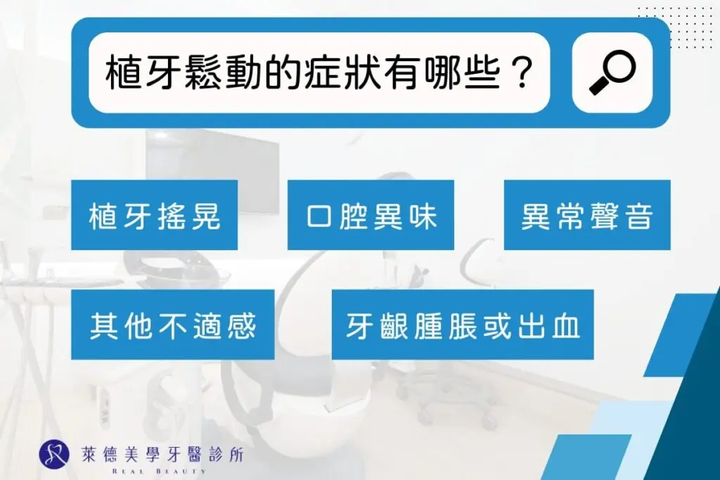 植牙鬆動的症狀與自我檢測
